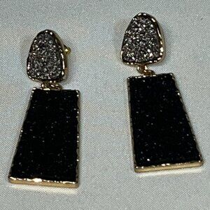 SUGARFIX by BaubleBar Raw Stone, Gold post earrings